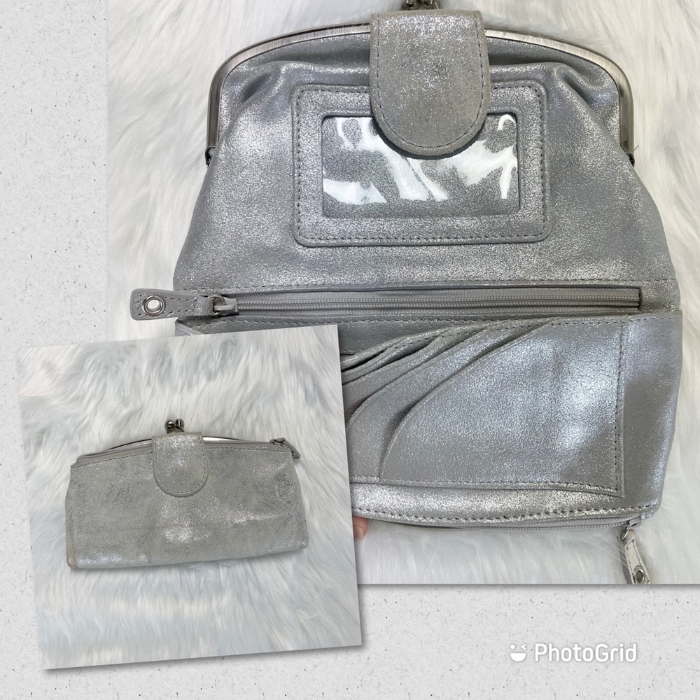 50% off listed price Nordstrom Silver Clutch Wallet